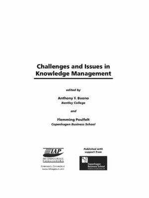 cover image of Challenges and Issues in Knowledge Management